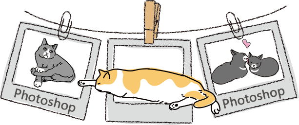 Photoshopで作成したデザイン